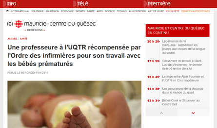 Marie-Josée Martel interviewed by Radio-Canada